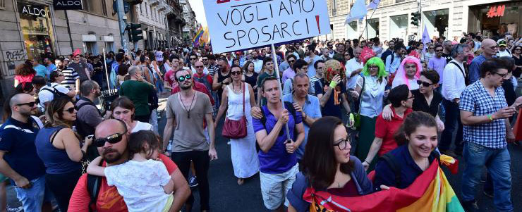 Gay Pride in Milan, June 2015 - AFP/Getty Images