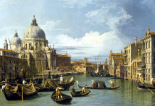 Biography and art works of Canaletto Canaletto_-_The_Grand_Canal_and_the_Church_of_the_Salute