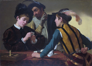 Caravaggio The Cardsharps