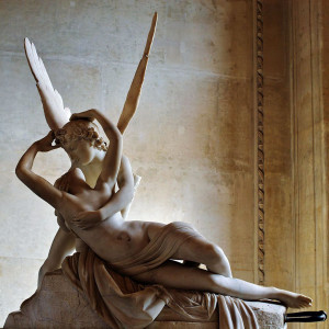 Antonio Canova's Psyche Revived by Love's Kiss