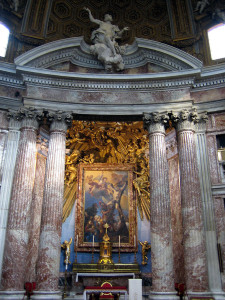 The Church of Sant'Andrea al Quirinale, designed by Gian Lorenzo Bernini