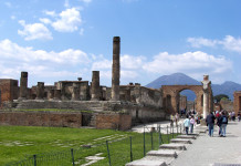Visit Italy now! Forum in Pompeii