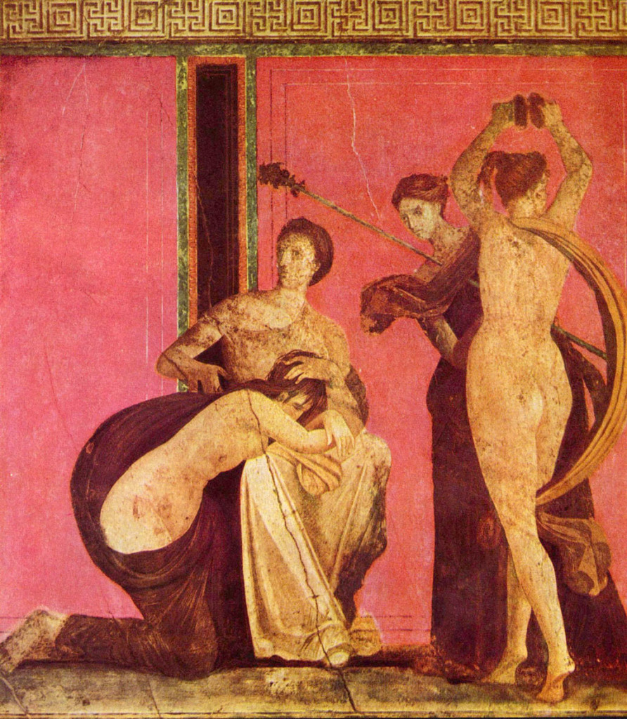 Roman fresco, Pompeii