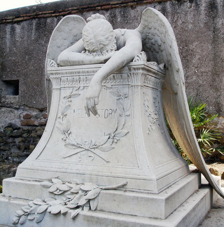 Angel in grief
