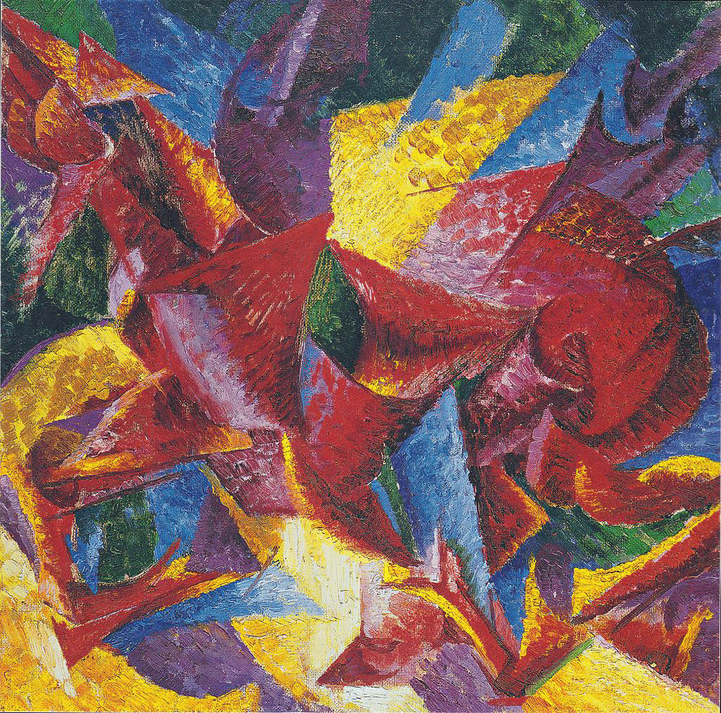 Umberto Boccioni, Plastic Forms (1913/14)