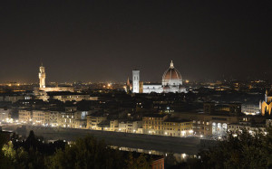 Florence at night