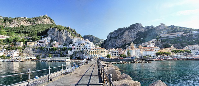 amalfi, italy, port