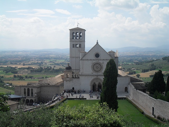 assisi, church, italy