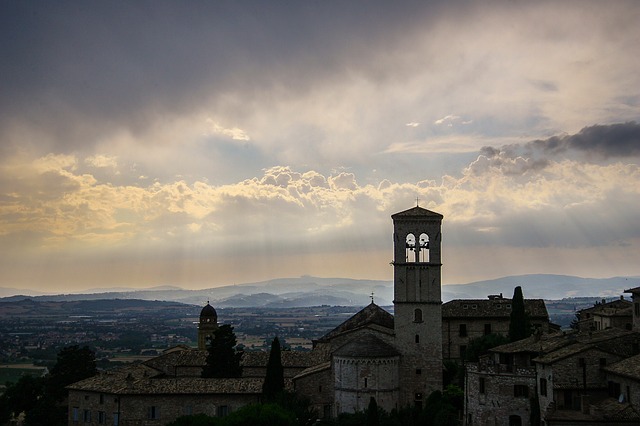 assisi, italy, church