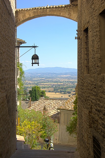 assisi, italy, street