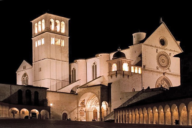 assisi, monastery, church