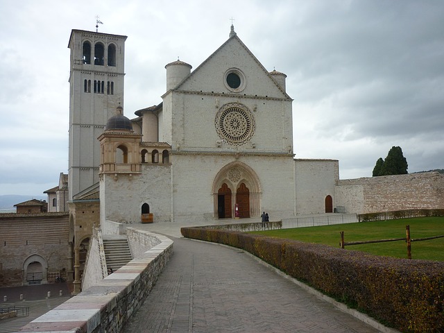 assisi, umbria, basilica