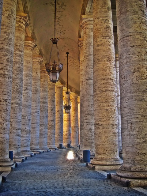 bernini's colonnade, st, peter's square