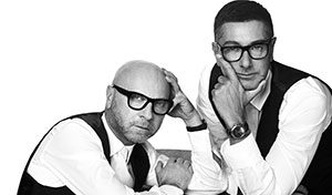 Domenico Dolce and Stefano Gabbana