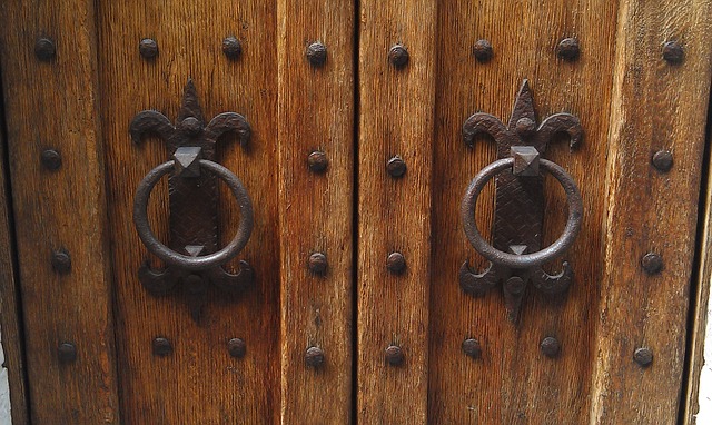 door, old, antique