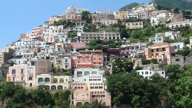 italy, coastal, town