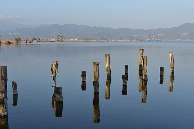 lake, viareggio, italy