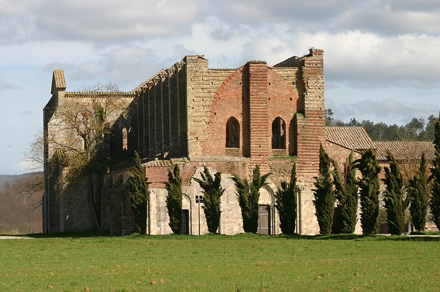 tuscany, monastery, abbey