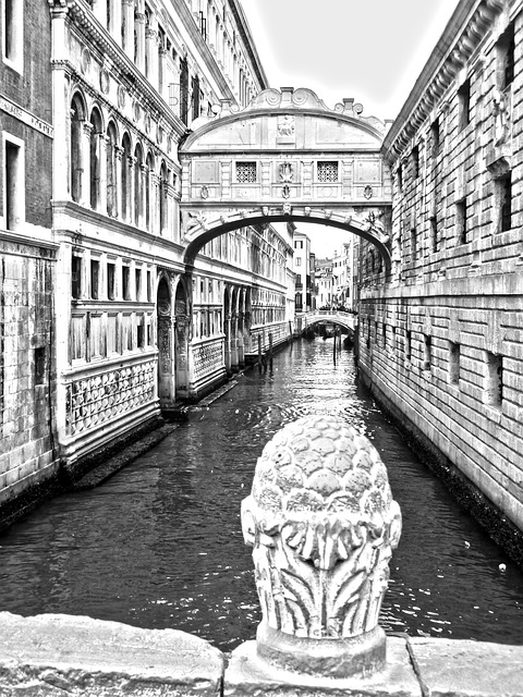 venice, bridge of sighs, bridge