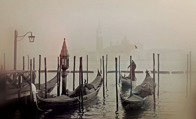 venice, italy, gondola