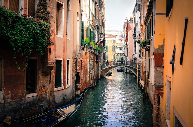 venice, italy, gondolas