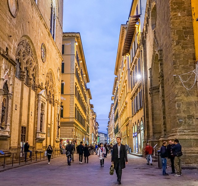 florence, italy, night