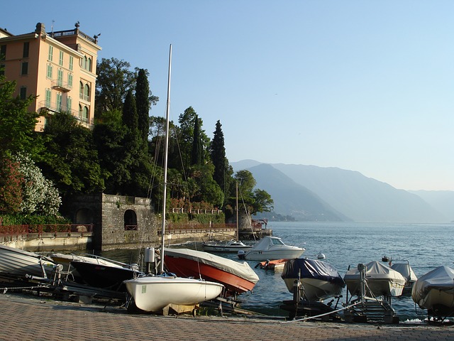 lake como, lake, summer