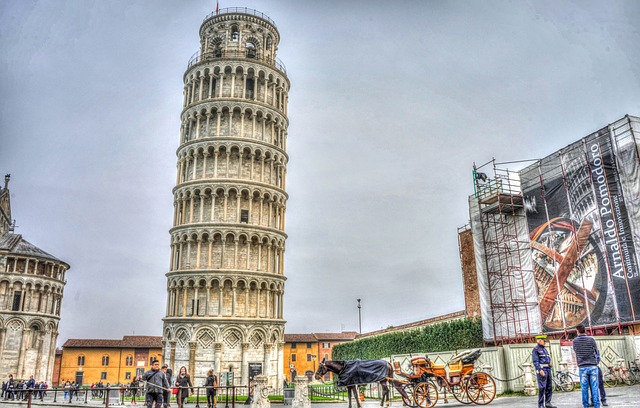 leaning tower of pisa, italy, tuscany