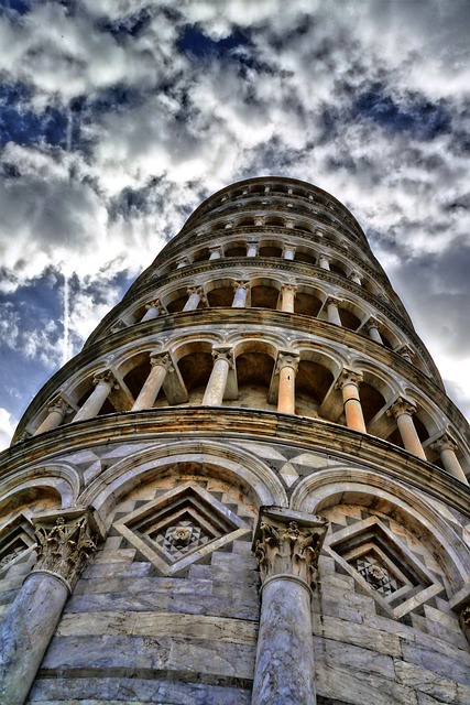 pisa, leaning tower, italy