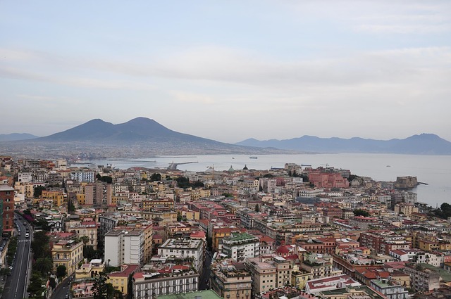 vesuvius, naples, sea