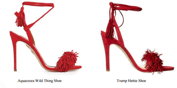 trump and aquazzura shoes