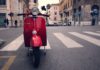 red vespa