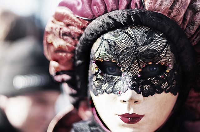 carnival, venice, eyes