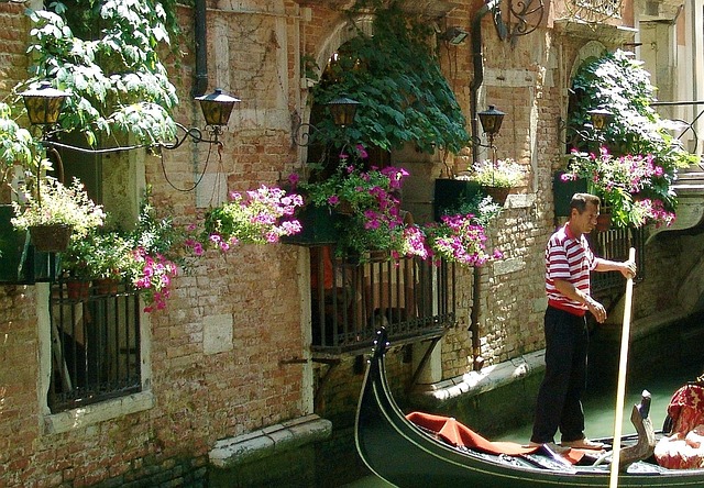 gondolier, italy, venice