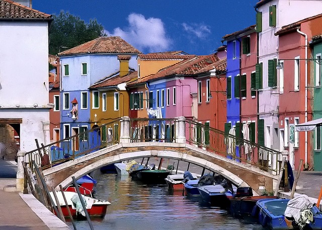 venice, canal, bridge