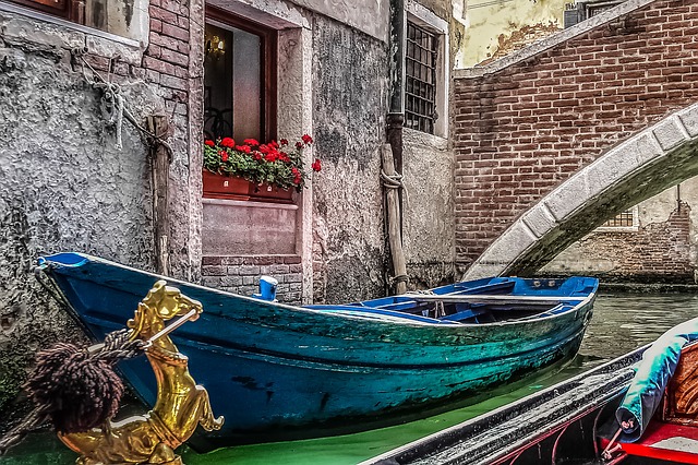 venice, gondola, boat