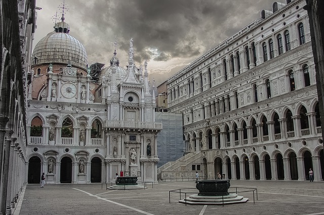 venice, italy, doges palace