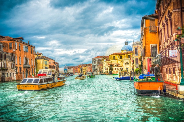 venice, italy, gondola