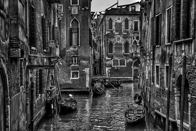 venice, italy, gondola