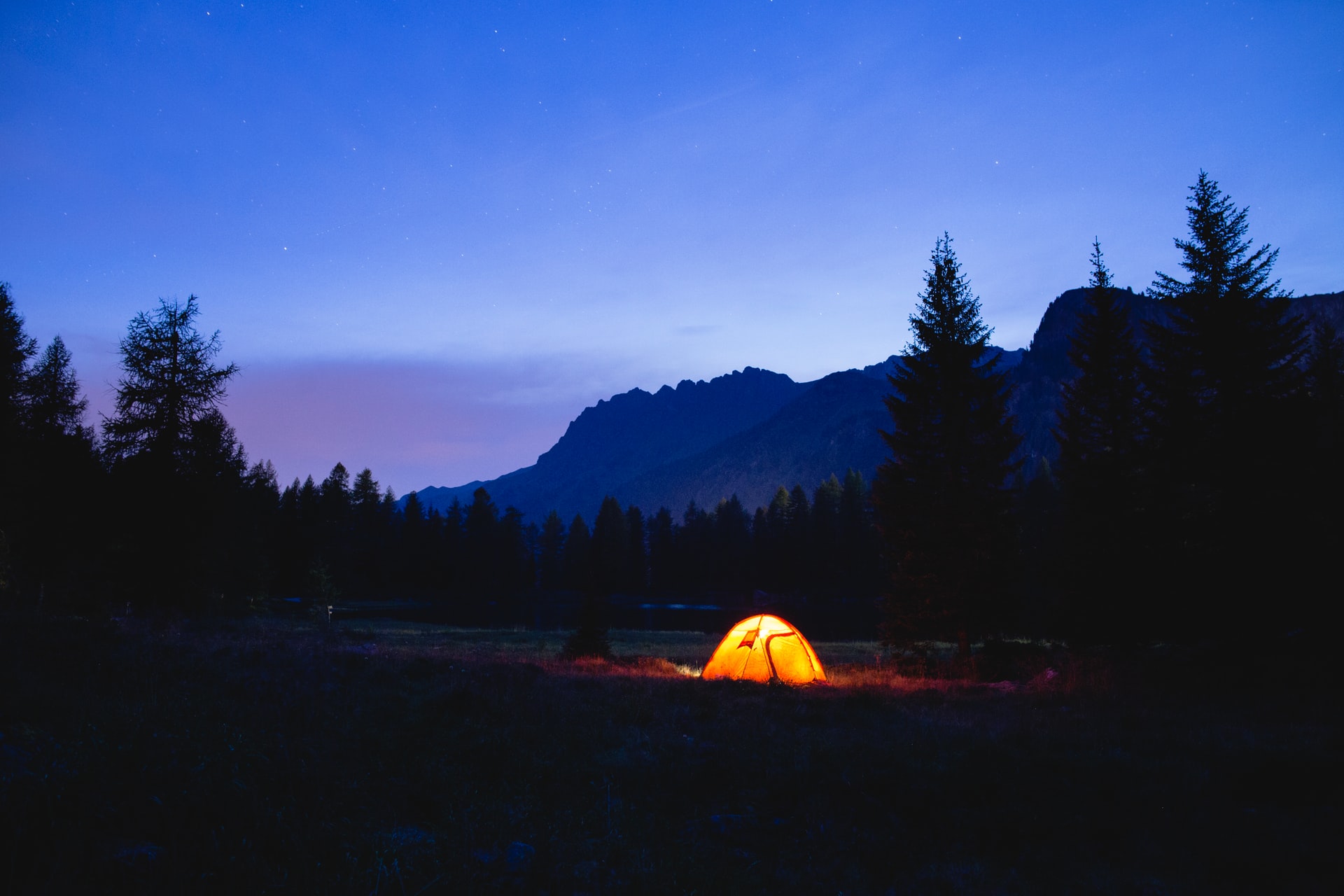 Dolomites camping