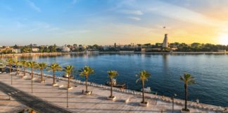 sunset-brindisi-promenade-harbour-palm-trees-port-ferry-tickets