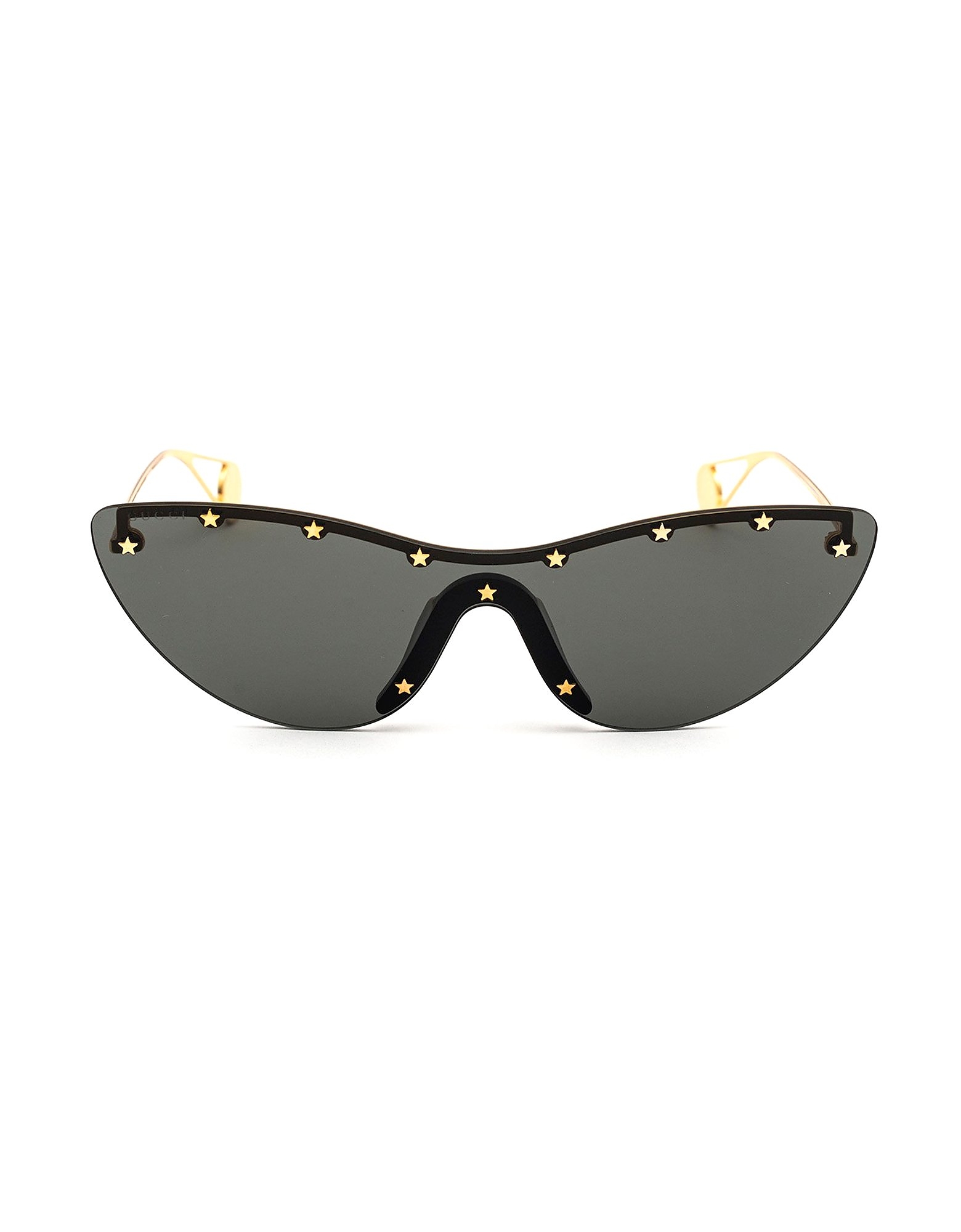 Gucci Sunglasses Black Women's Cat-Eye Sunglasses w/Stars