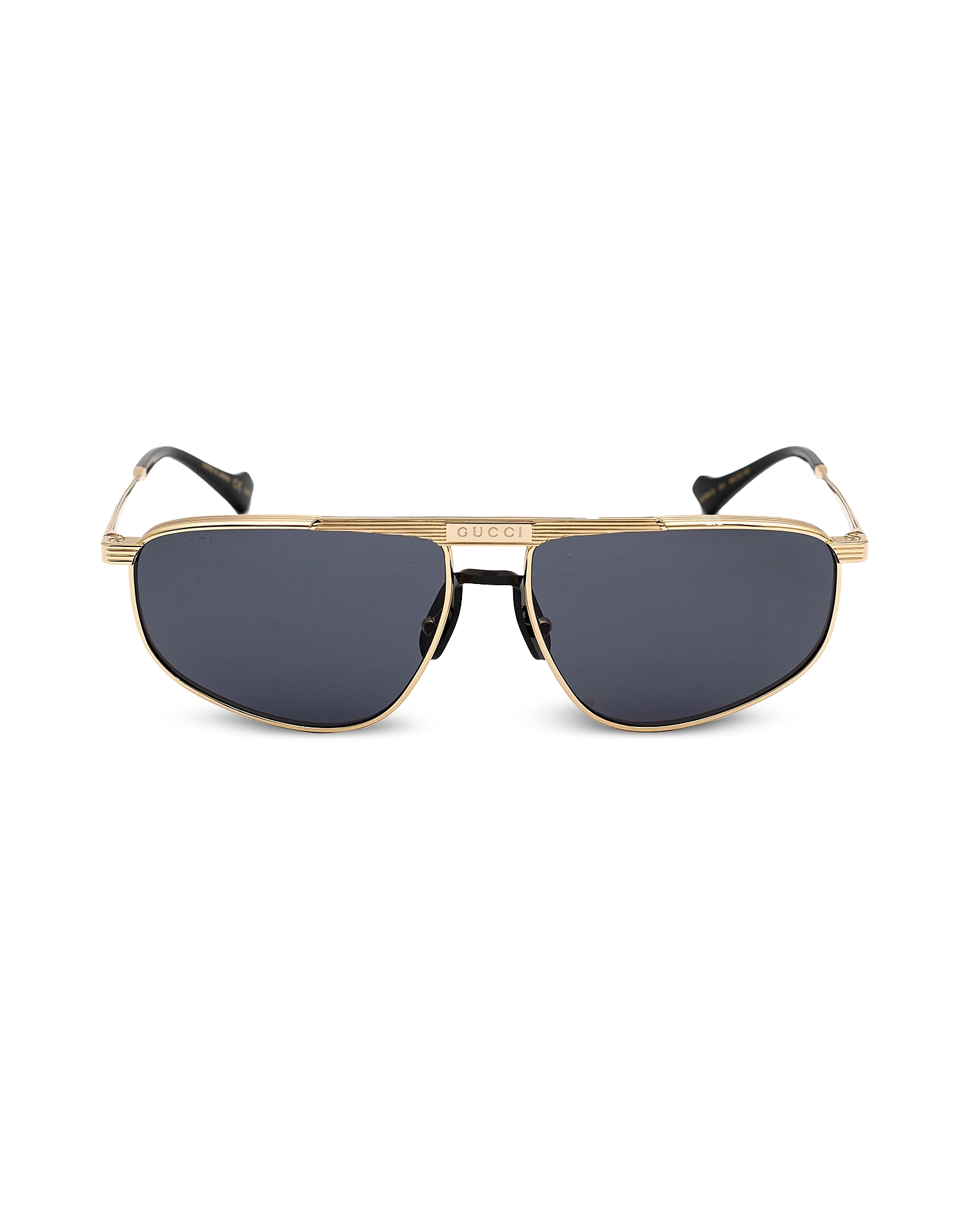 Gucci Sunglasses Gold Metal Frame Men's Sunglasses