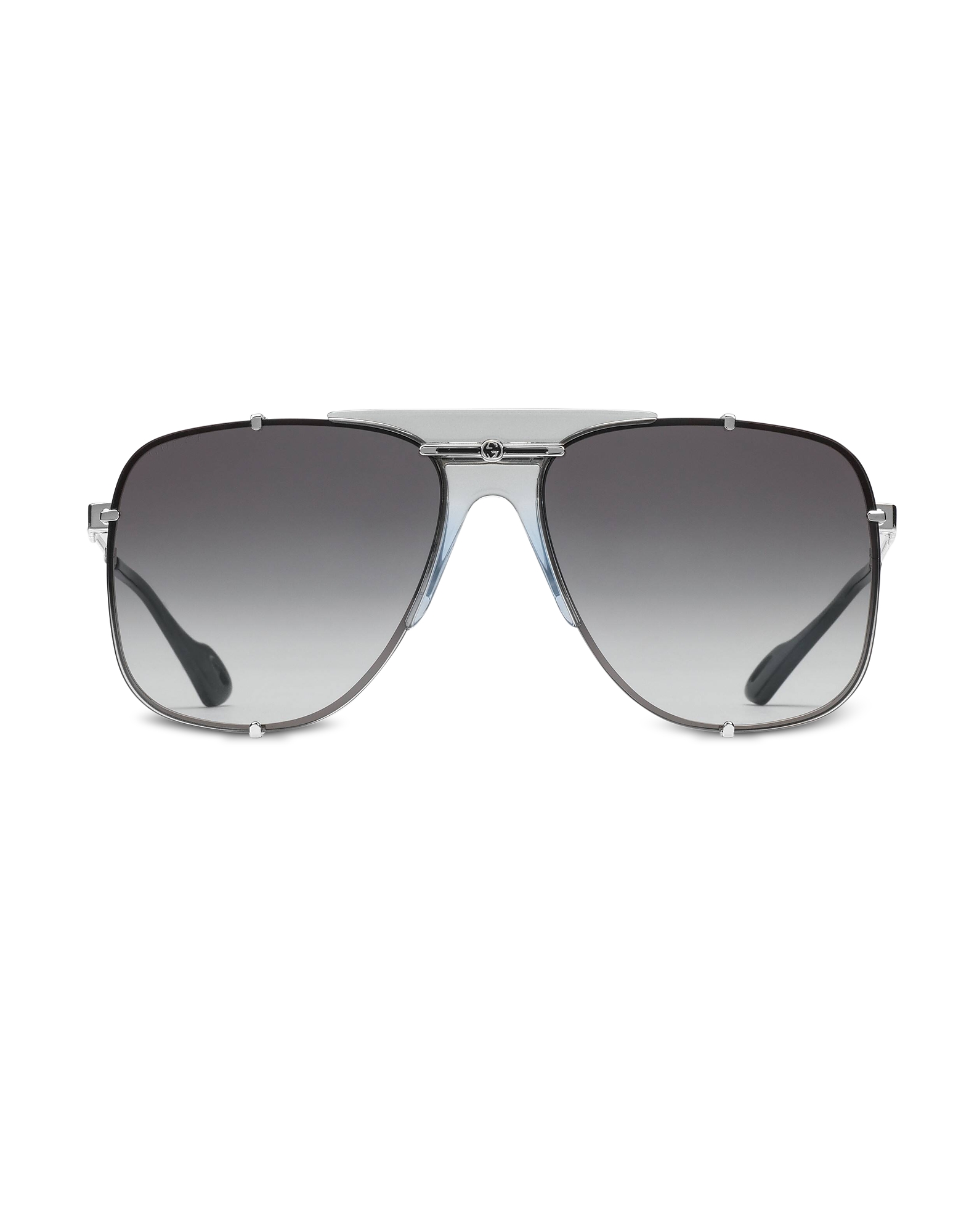 Gucci Sunglasses Metal Frame Aviator Men's Sunglasses