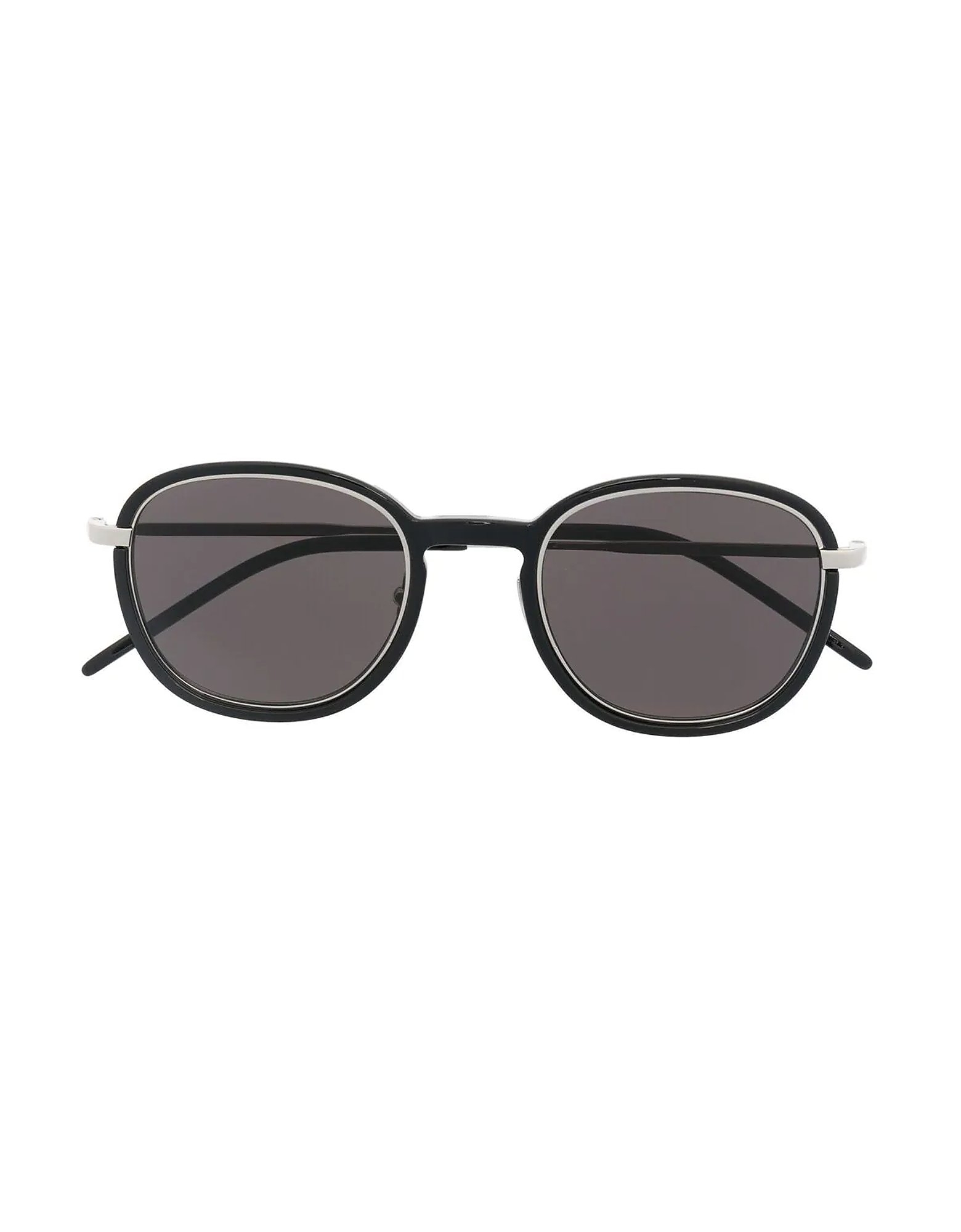 Saint Laurent Sunglasses Black Acetate and Metal Unisex Sunglasses