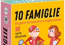Giochi e Giocattoli – Italian Toys and Games 10 Famiglie, gioco di carte per bambini