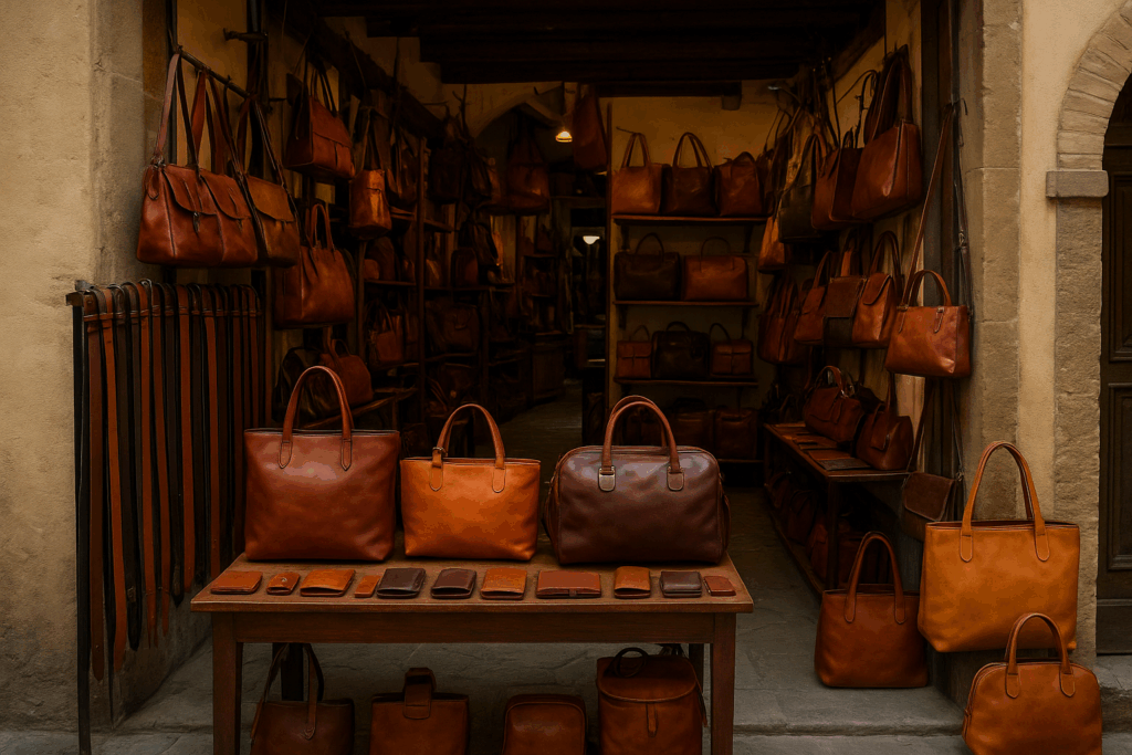 All about the finest Italian leather and where to buy leather goods in Italy from authentic artisans and luxury brands.
