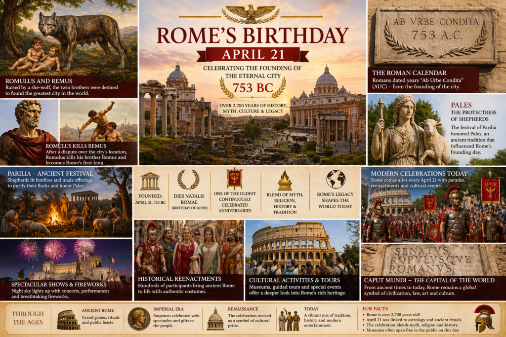 Rome birthday April 21