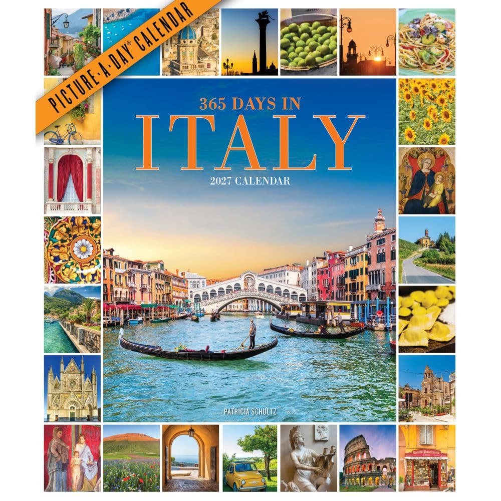 365 Days in Italy Picture-A-Day 2027 Wall Calendar