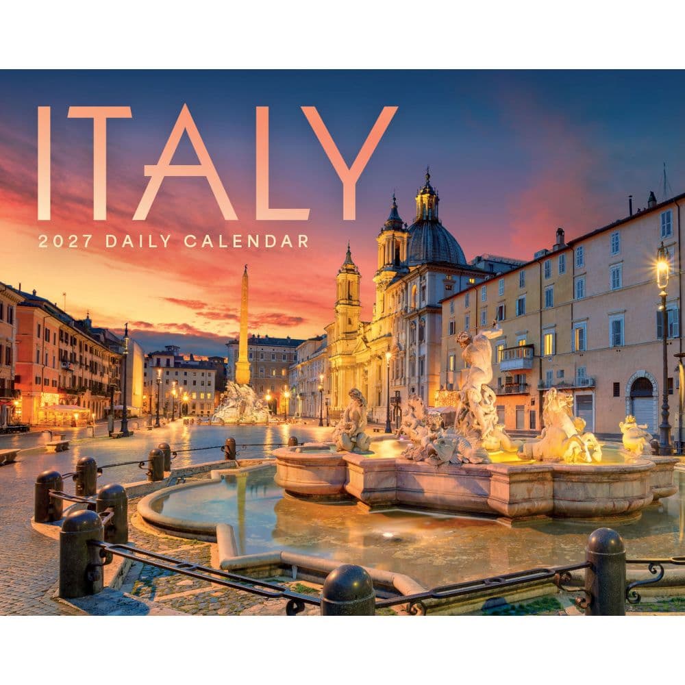 Italy 2027 Desk Calendar